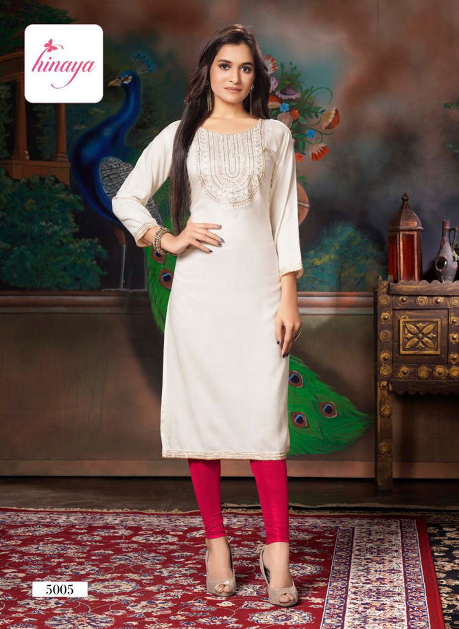 Kareena 4 Fancy Designer Embroidery Ethnic Wear Kurtis Collection